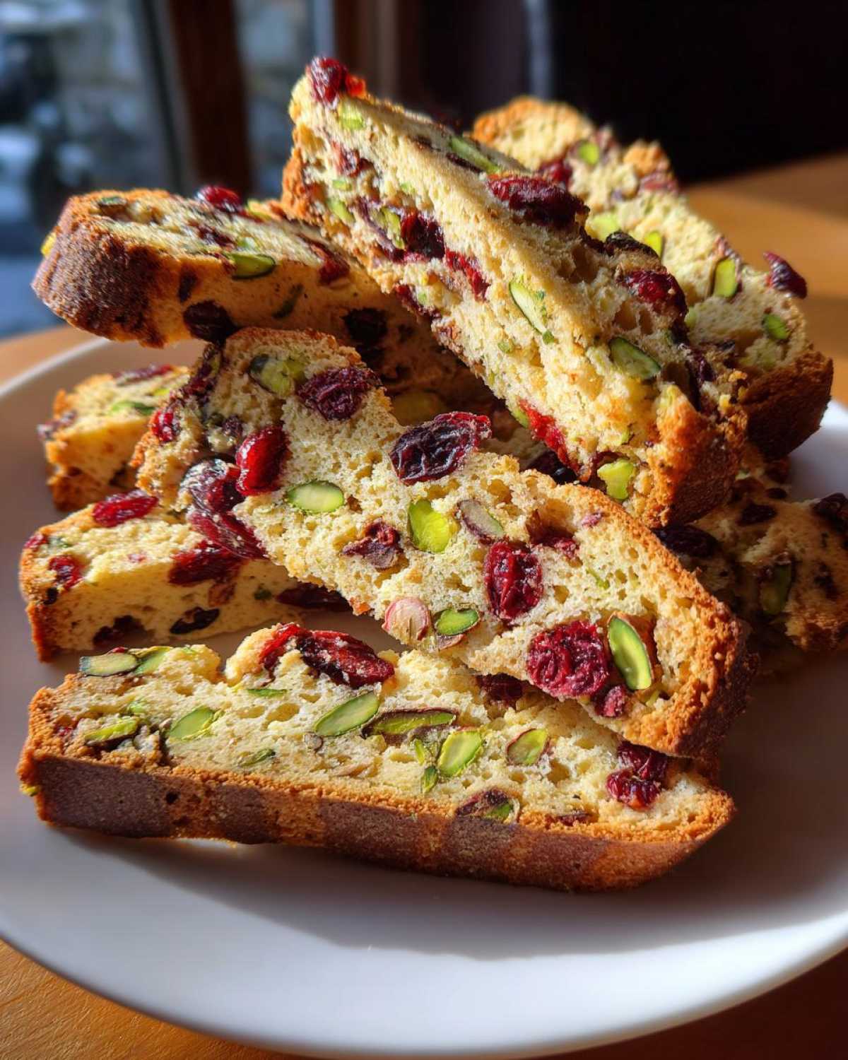 Crunchy Pistachio Cranberry Biscotti - detail 1