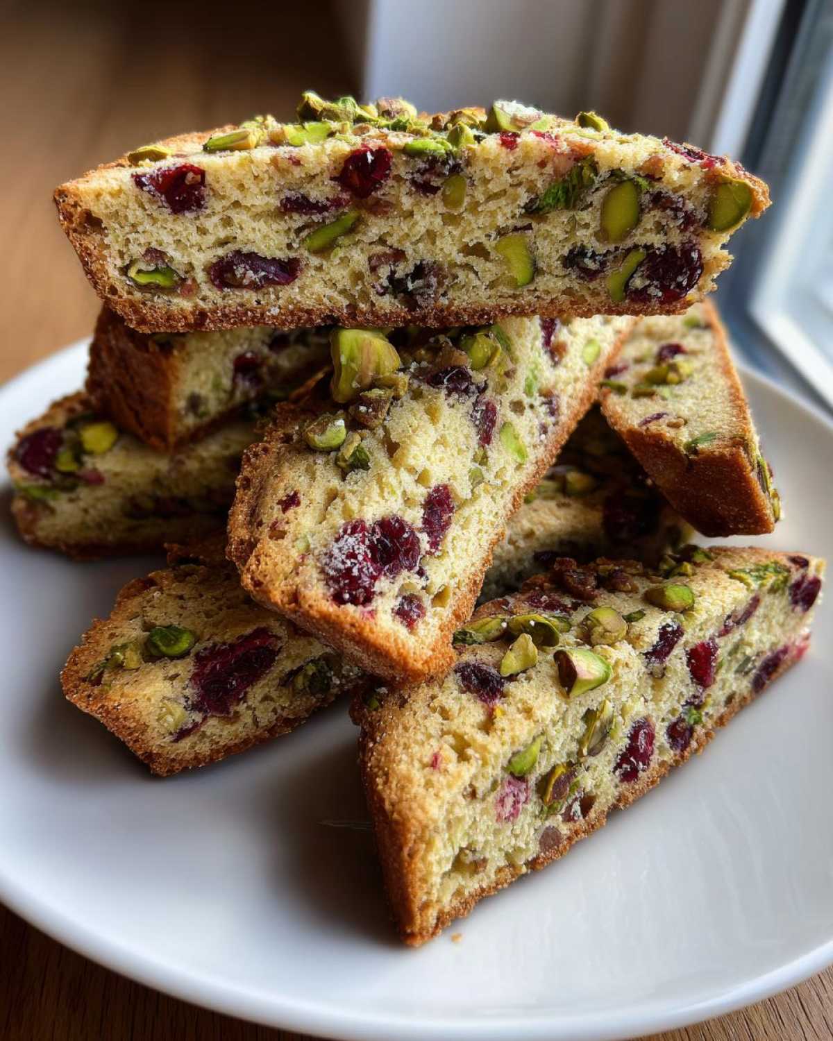 Crunchy Pistachio Cranberry Biscotti - detail 2