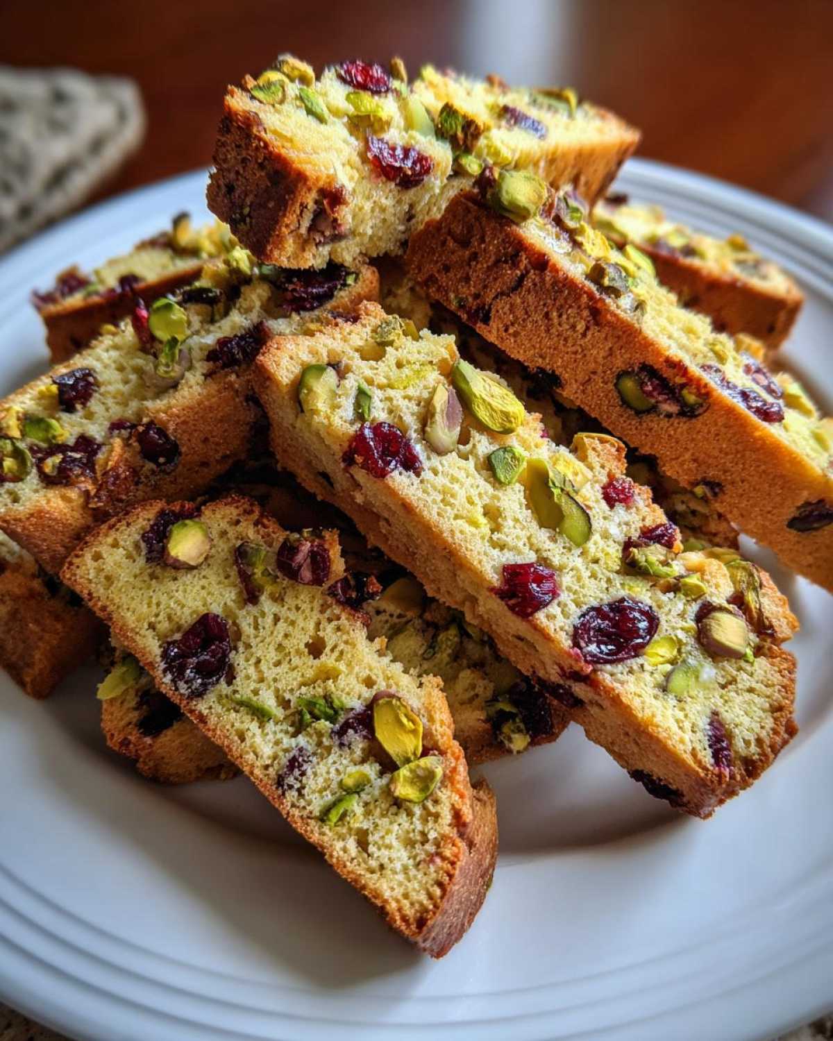 Crunchy Pistachio Cranberry Biscotti - detail 4