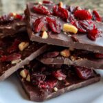 Dark Chocolate Bark with Cranberries