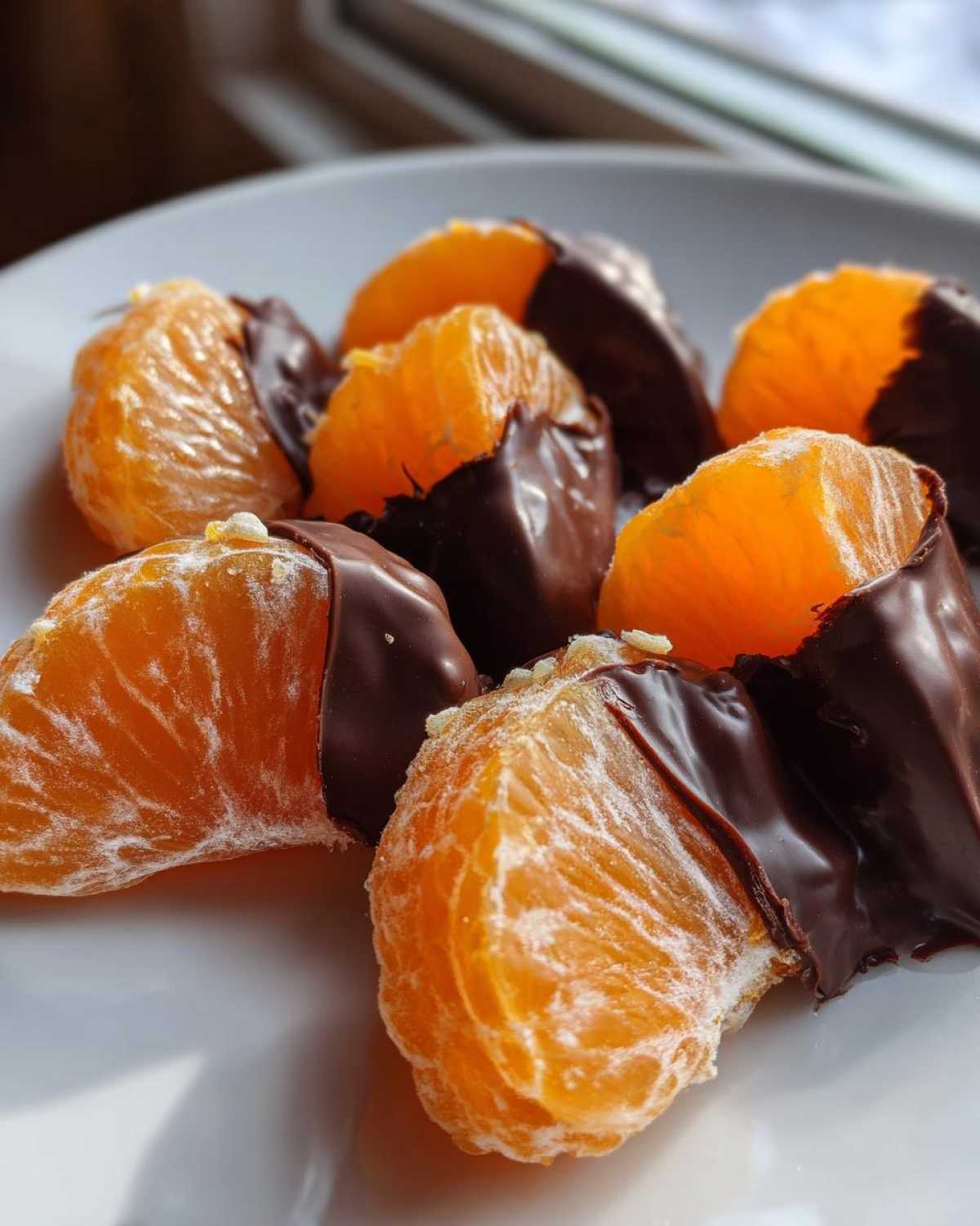 Dark Chocolate Dipped Clementines - detail 1