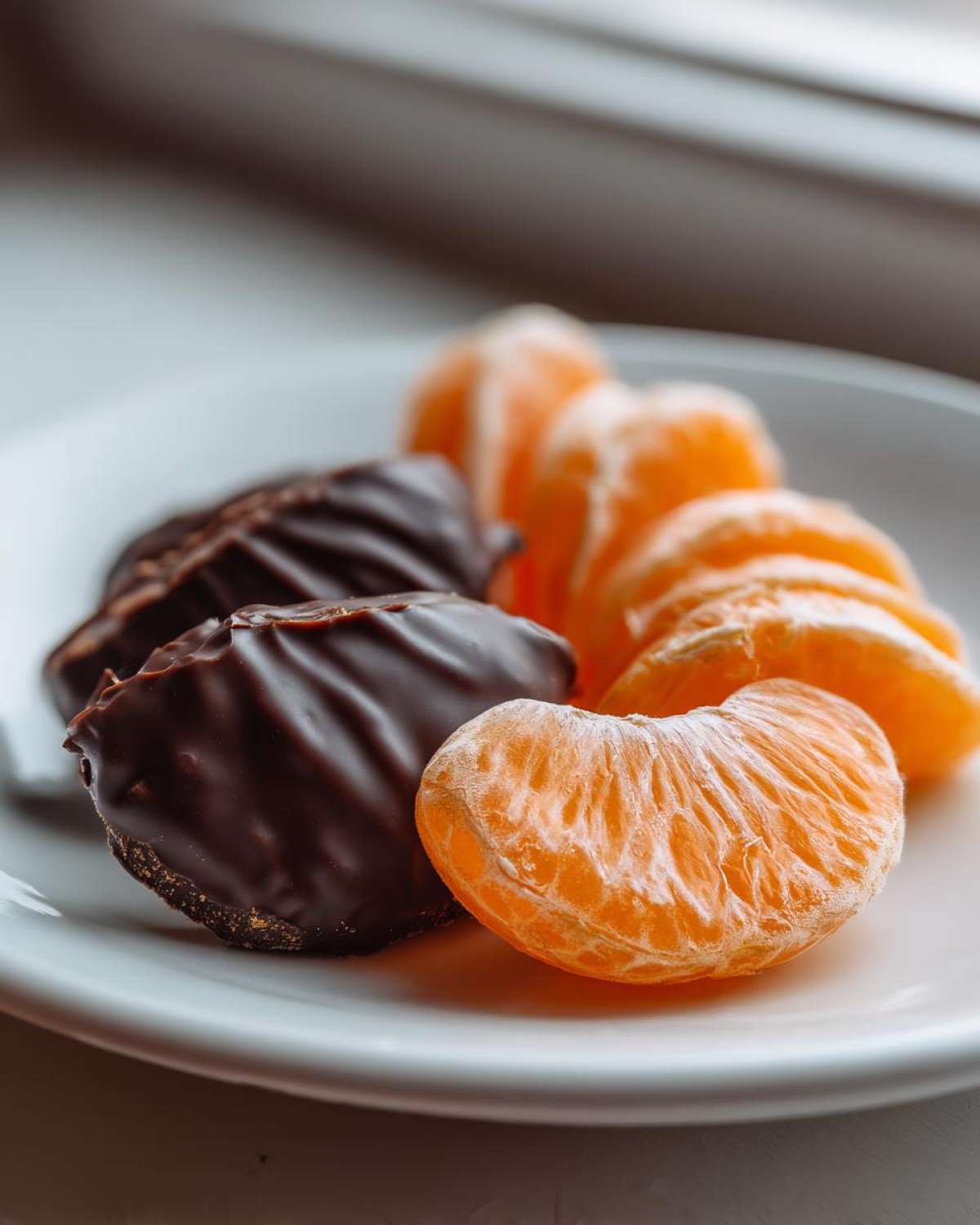 Dark Chocolate Dipped Clementines - detail 3
