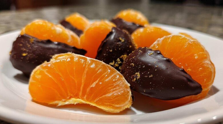 Dark Chocolate Dipped Clementines
