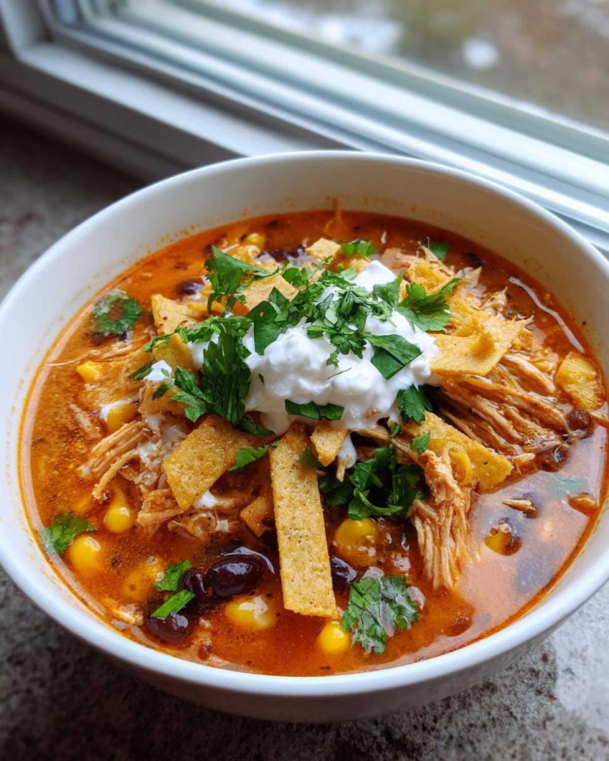 Easy Chicken Tortilla Soup - detail 1