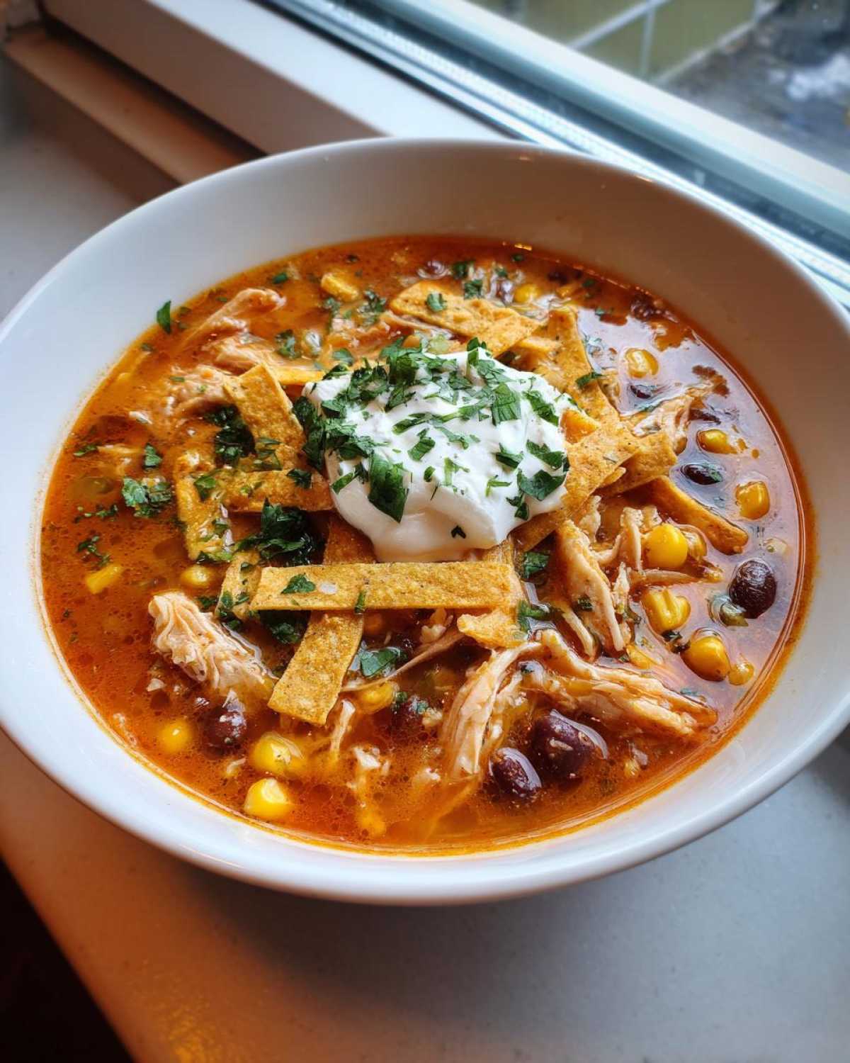 Easy Chicken Tortilla Soup - detail 4