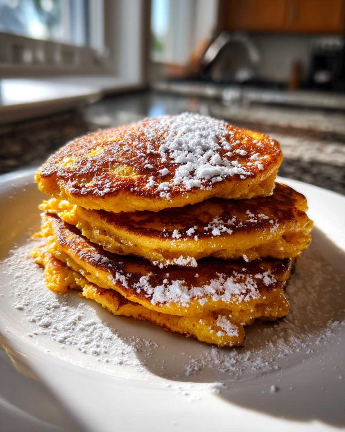 Fluffy Sweet Potato Pancakes - detail 1