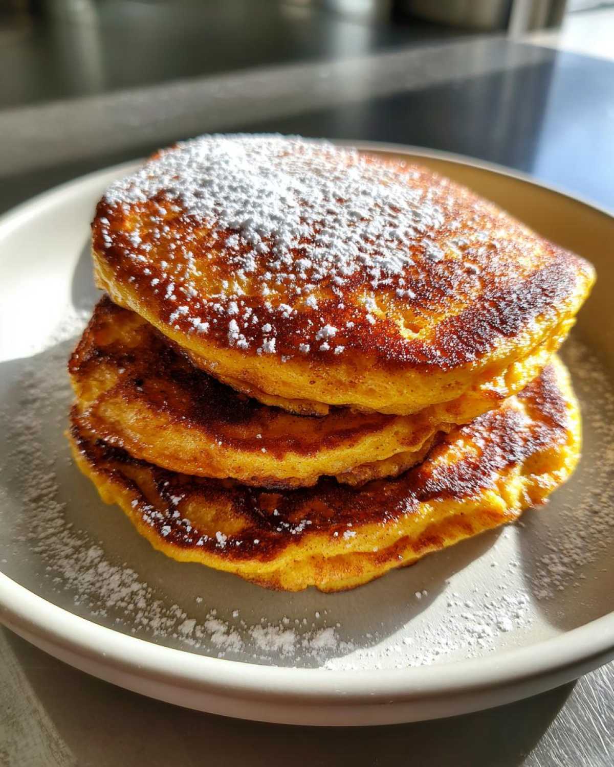 Fluffy Sweet Potato Pancakes - detail 2