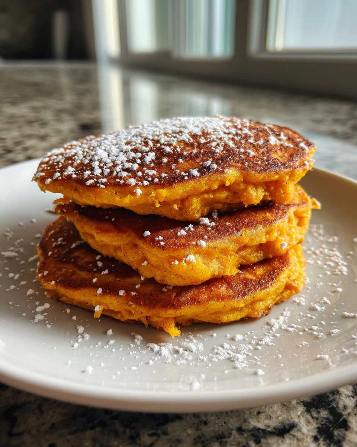 Fluffy Sweet Potato Pancakes - detail 3