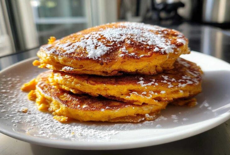 Fluffy Sweet Potato Pancakes