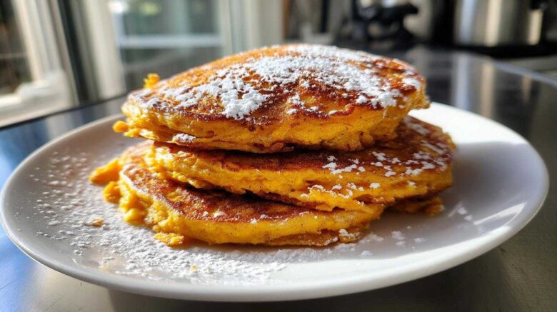 Fluffy Sweet Potato Pancakes