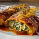 Four Cheese Spinach Enchiladas