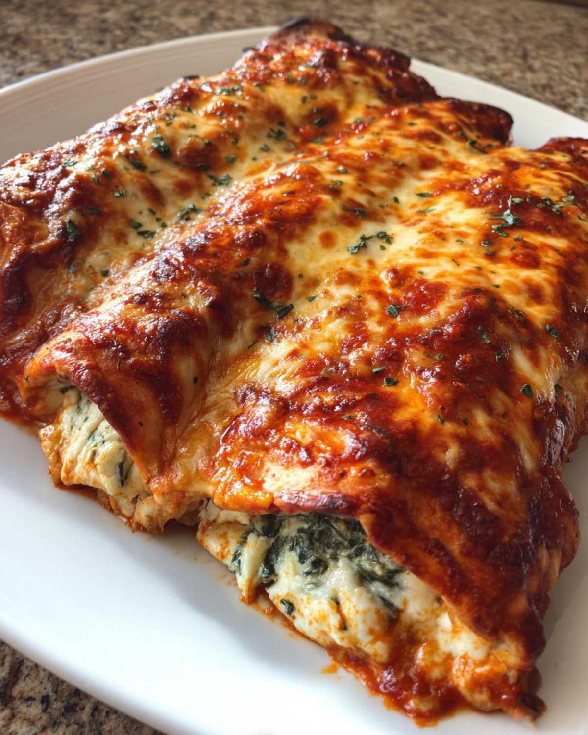 Four Cheese Spinach Enchiladas - detail 4