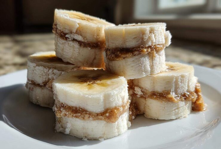 Frozen Nut Butter Banana Bites
