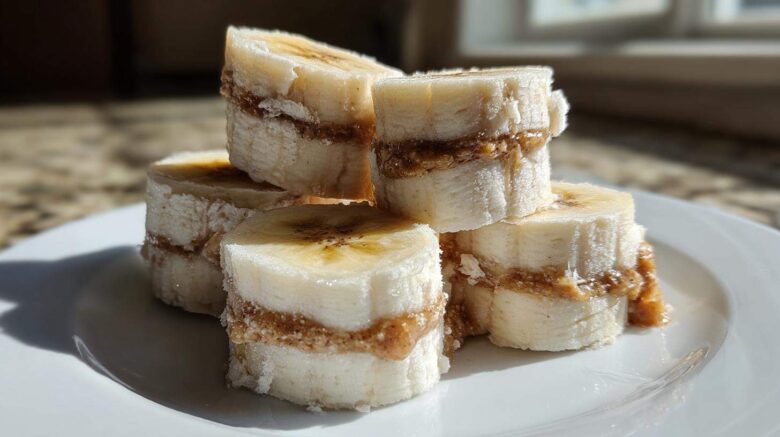 Frozen Nut Butter Banana Bites