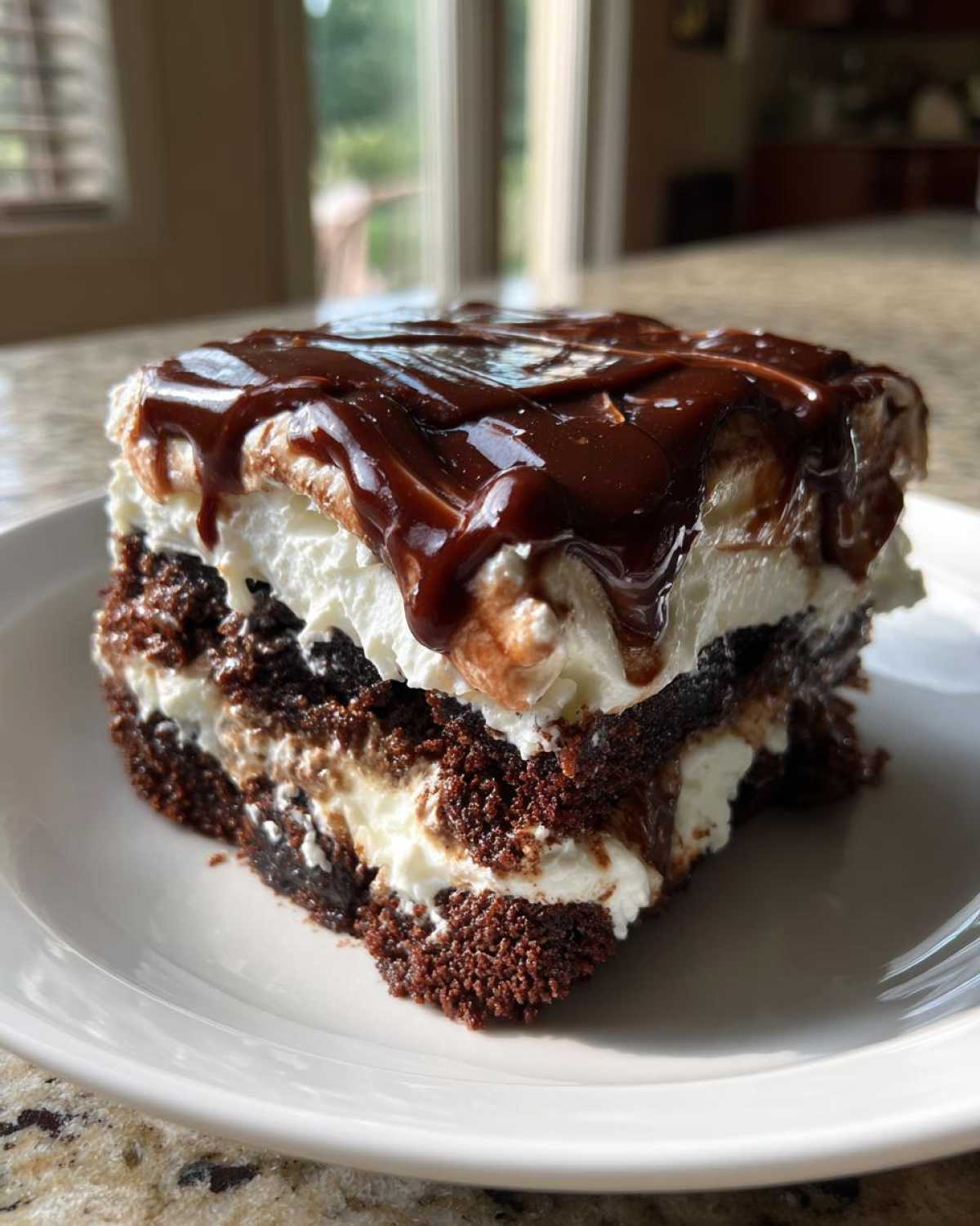 Fudge Swirl Brownie Trifle - detail 1