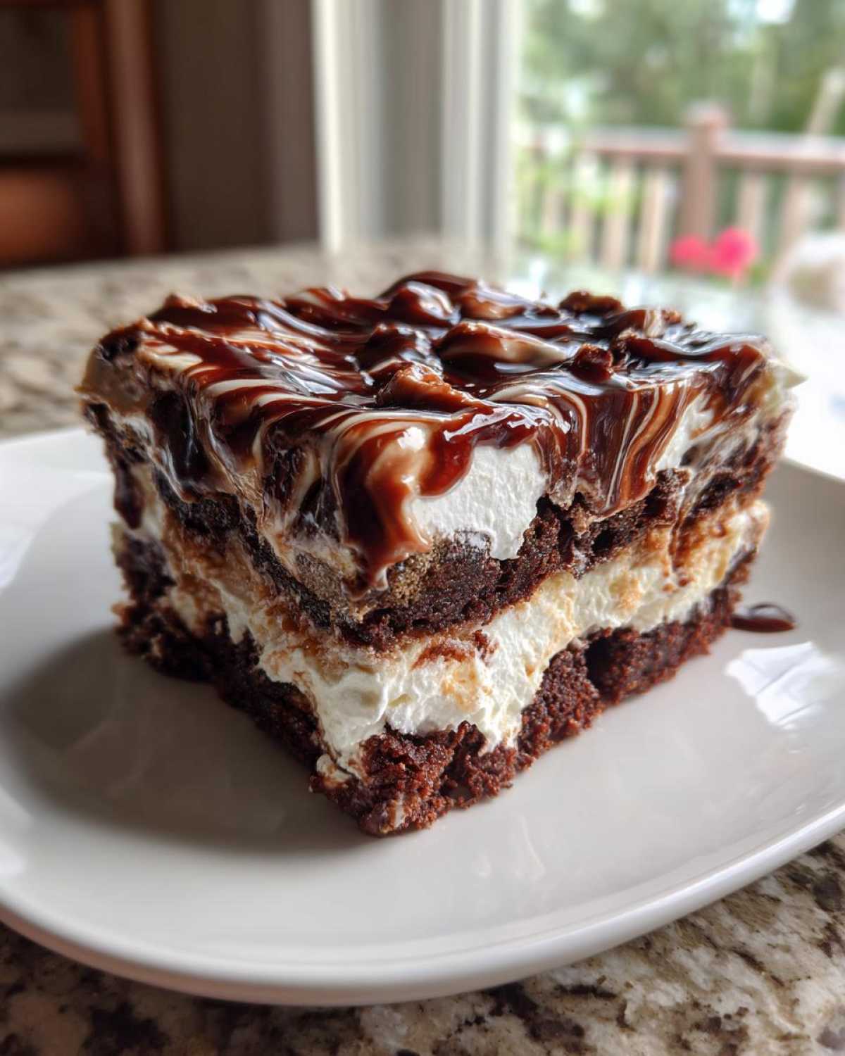 Fudge Swirl Brownie Trifle - detail 4