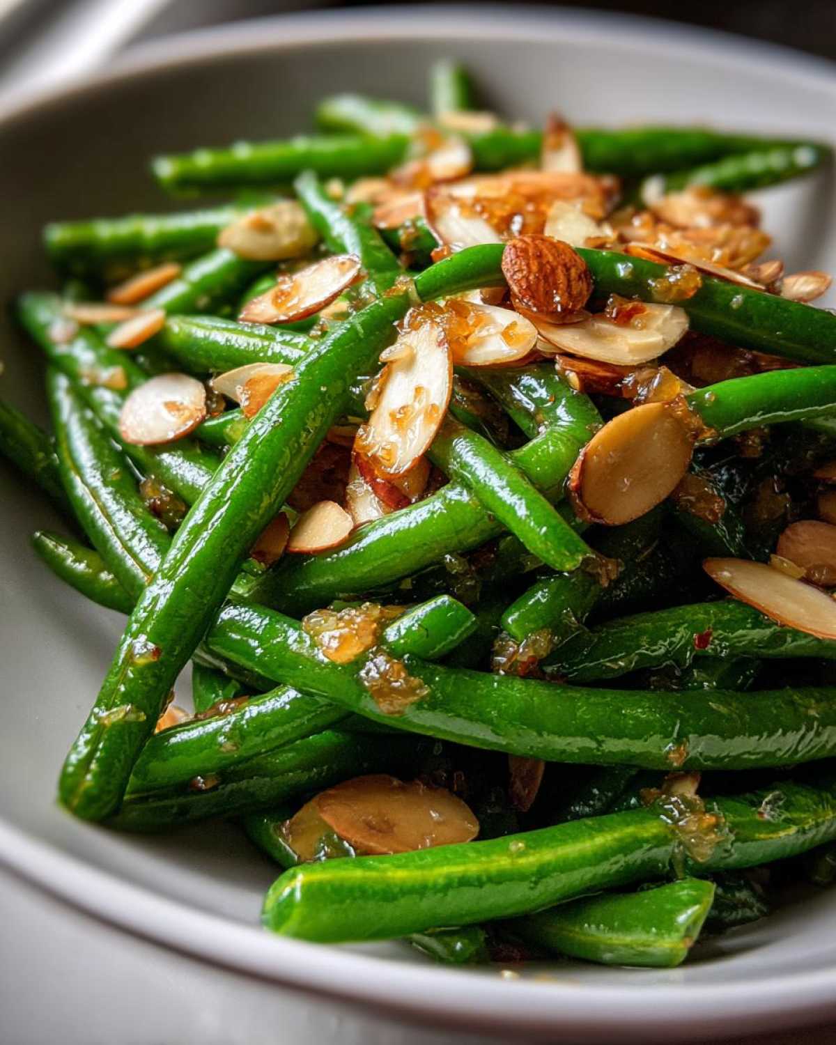 Garlic Butter Green Beans with Almonds - detail 3