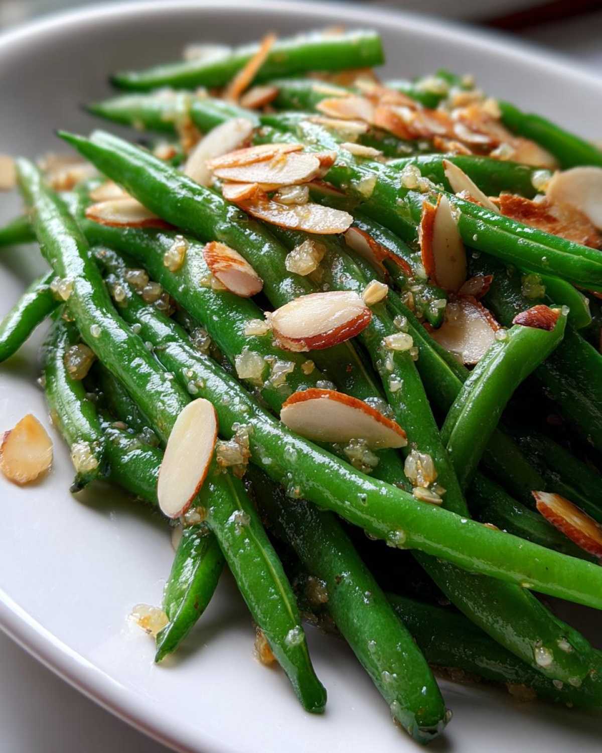 Garlic Butter Green Beans with Almonds - detail 4