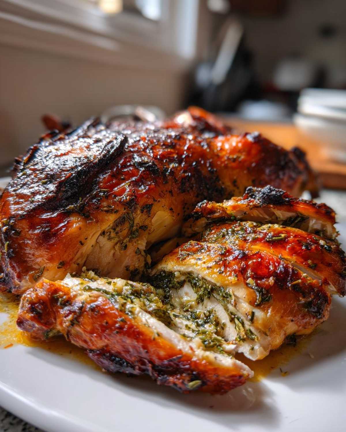 Garlic Herb Butter Roast Chicken - detail 1