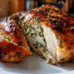 Garlic Herb Butter Roast Chicken