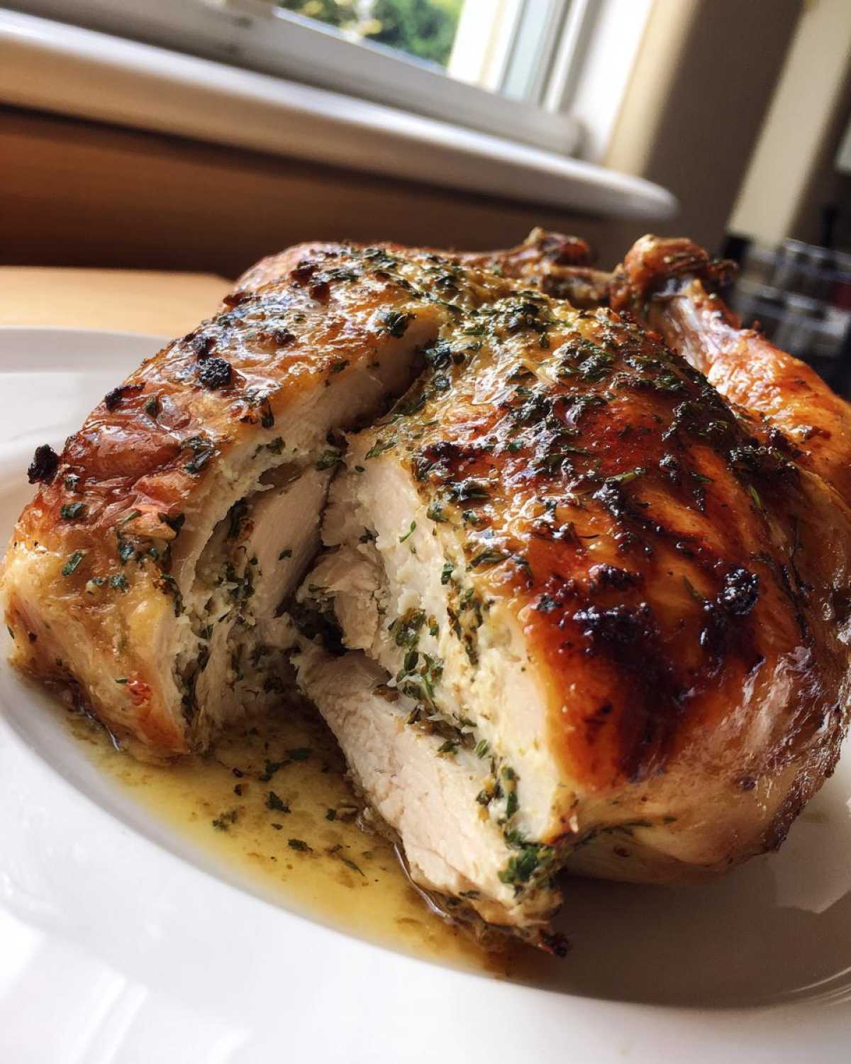 Garlic Herb Butter Roast Chicken - detail 2