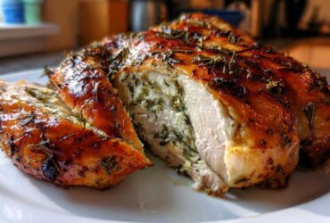 Garlic Herb Butter Roast Chicken
