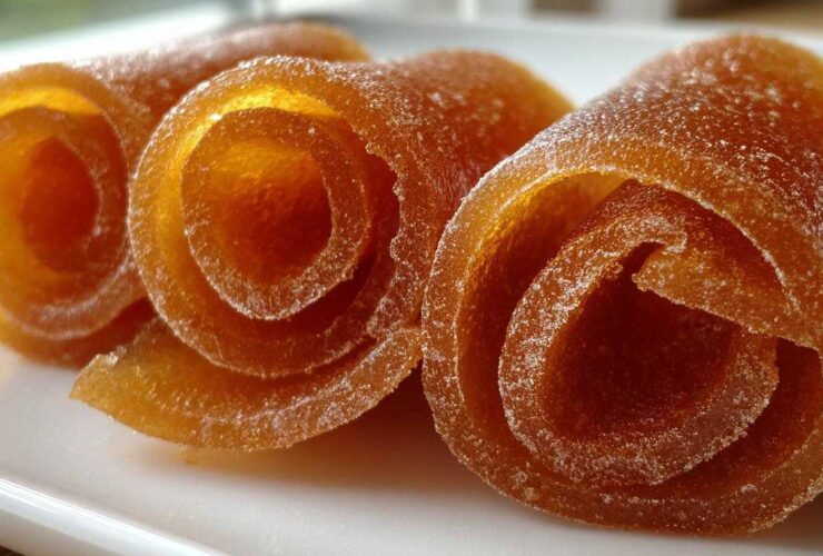 Ginger Peach Jam Roll-Ups