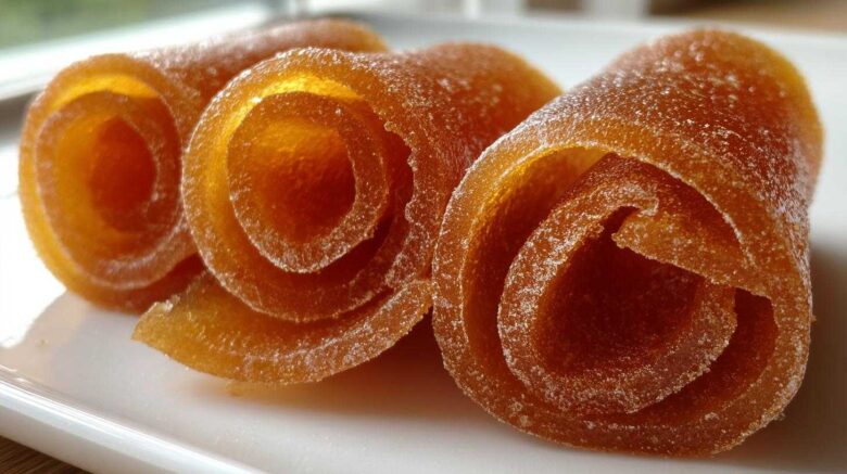 Ginger Peach Jam Roll-Ups