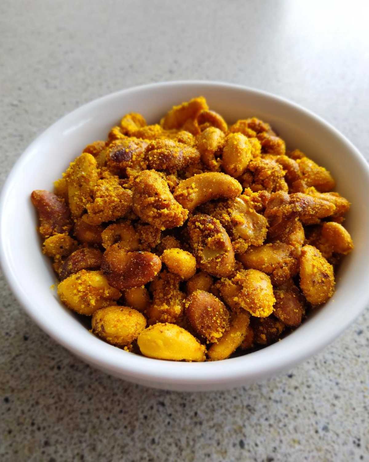 Ginger Turmeric Spiced Nuts - detail 2