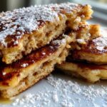 Gingerbread Banana Protein Pancakes