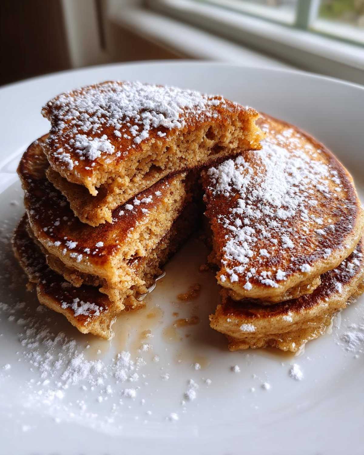 Gingerbread Banana Protein Pancakes - detail 2