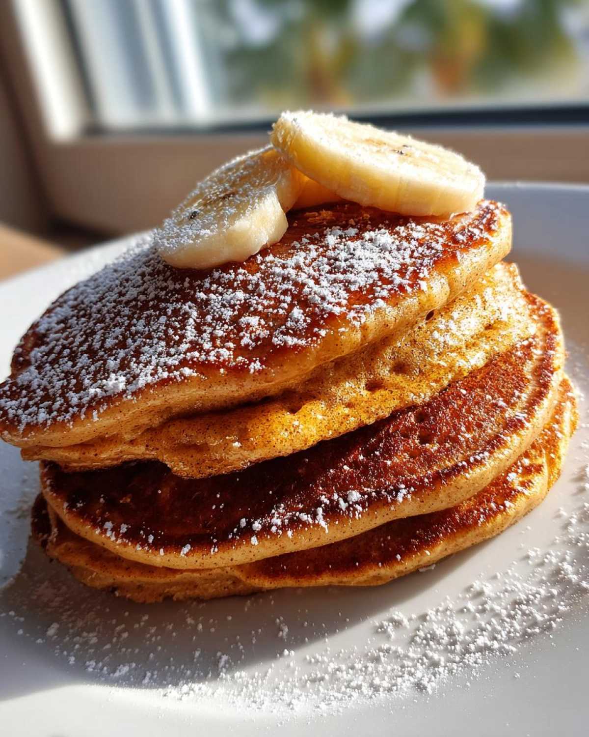 Gingerbread Banana Protein Pancakes - detail 3