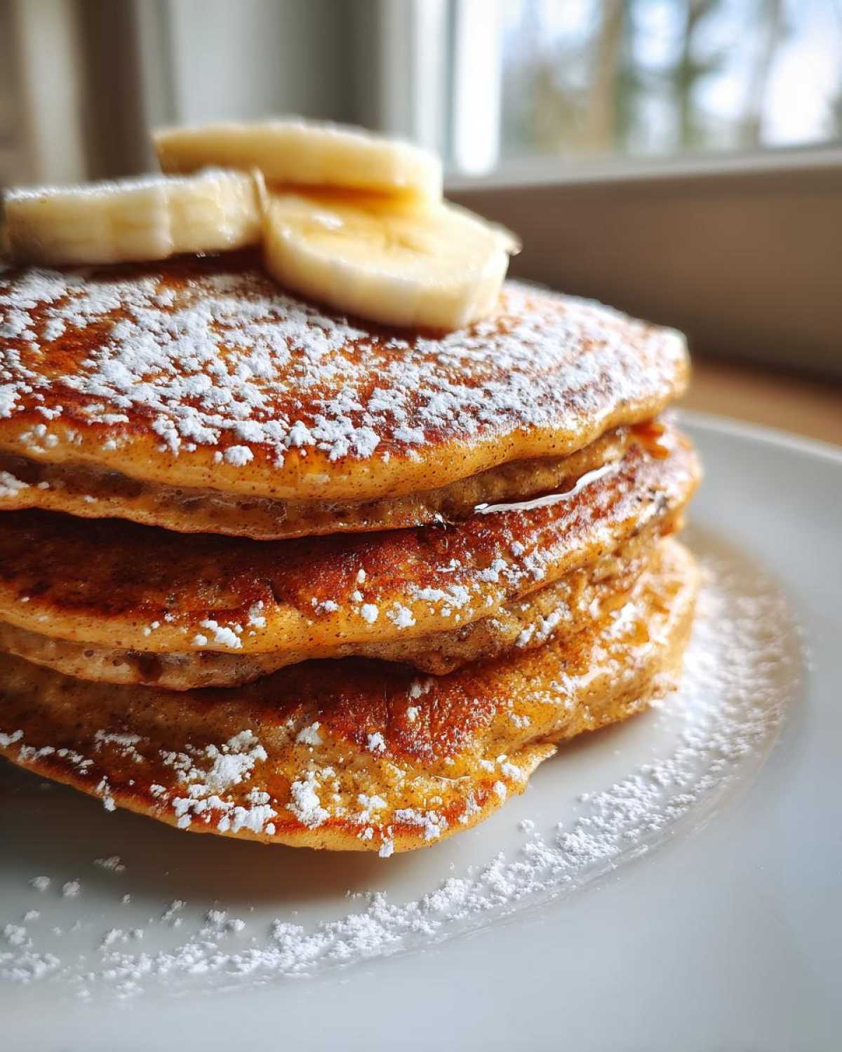 Gingerbread Banana Protein Pancakes - detail 4