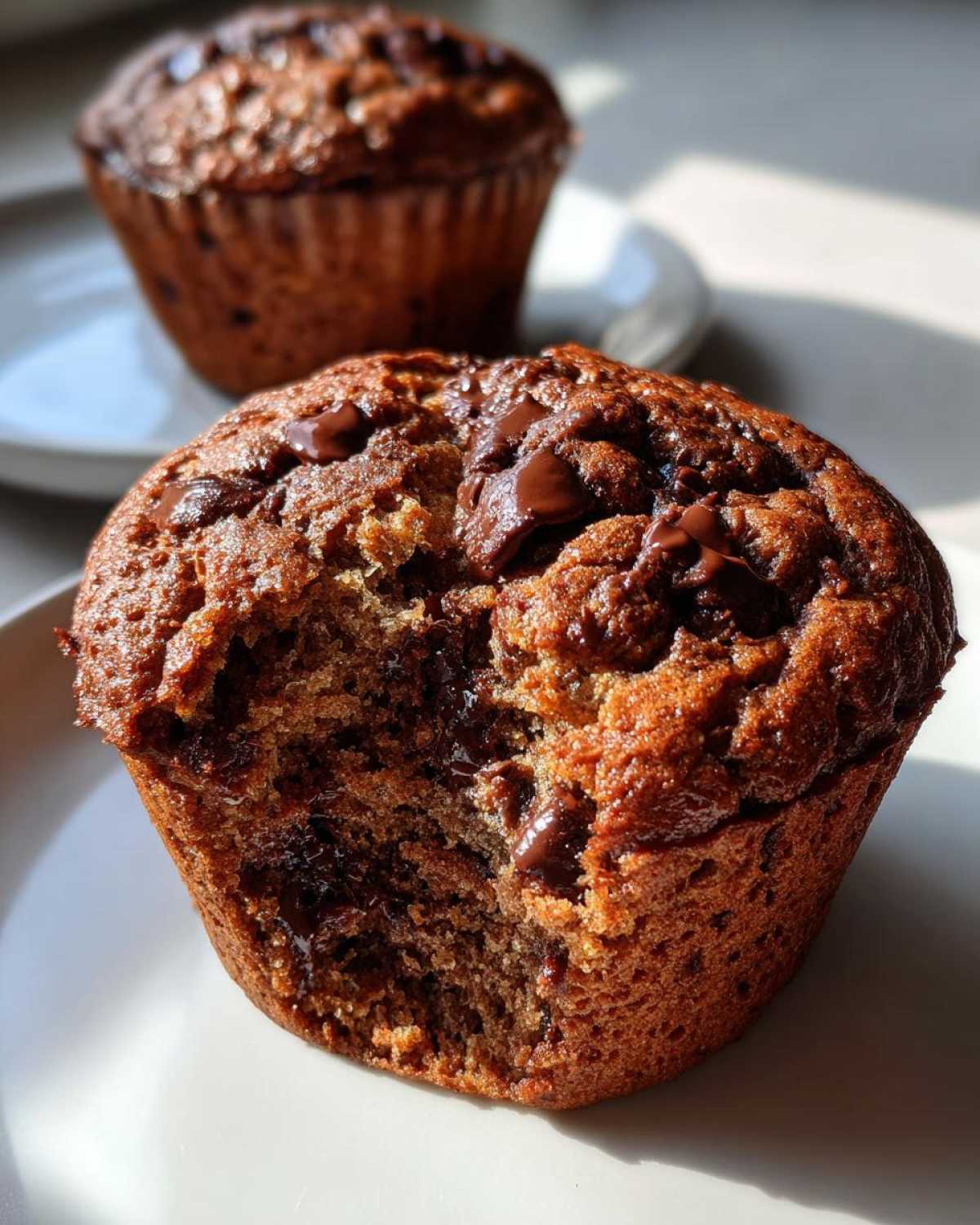 Gluten-free chocolate chip muffins - detail 3