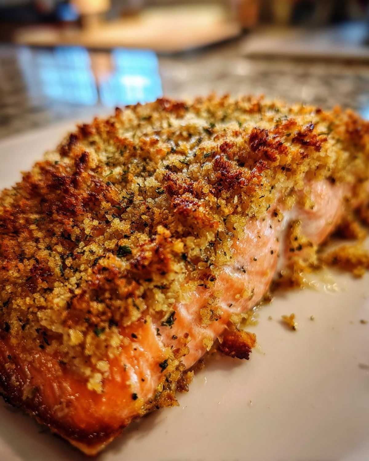 Hazelnut Crusted Salmon - detail 2