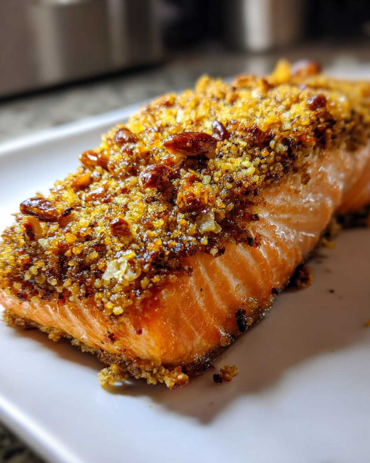Hazelnut Crusted Salmon - detail 3