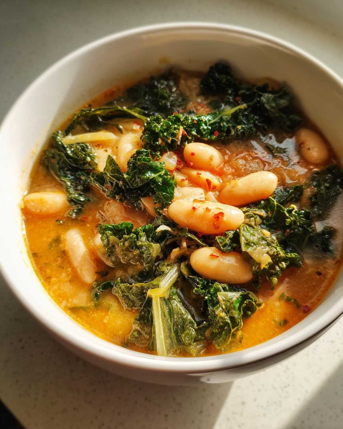Hearty Tuscan Bean Soup - detail 1
