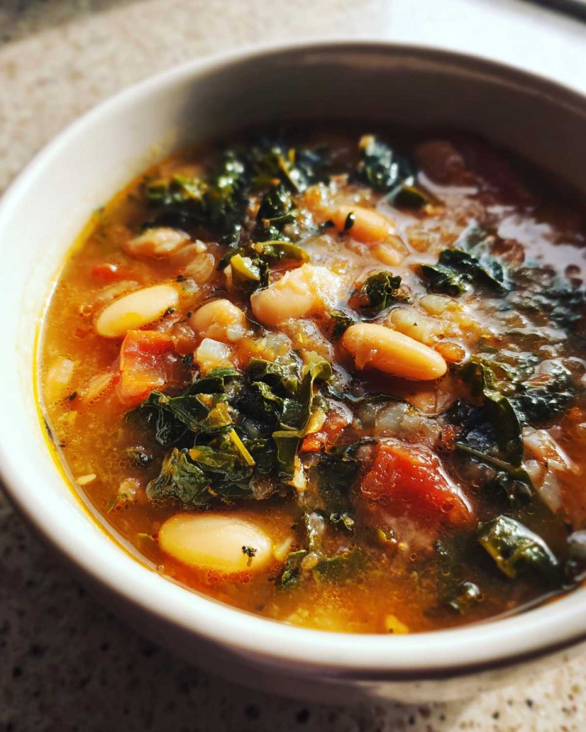 Hearty Tuscan Bean Soup - detail 2