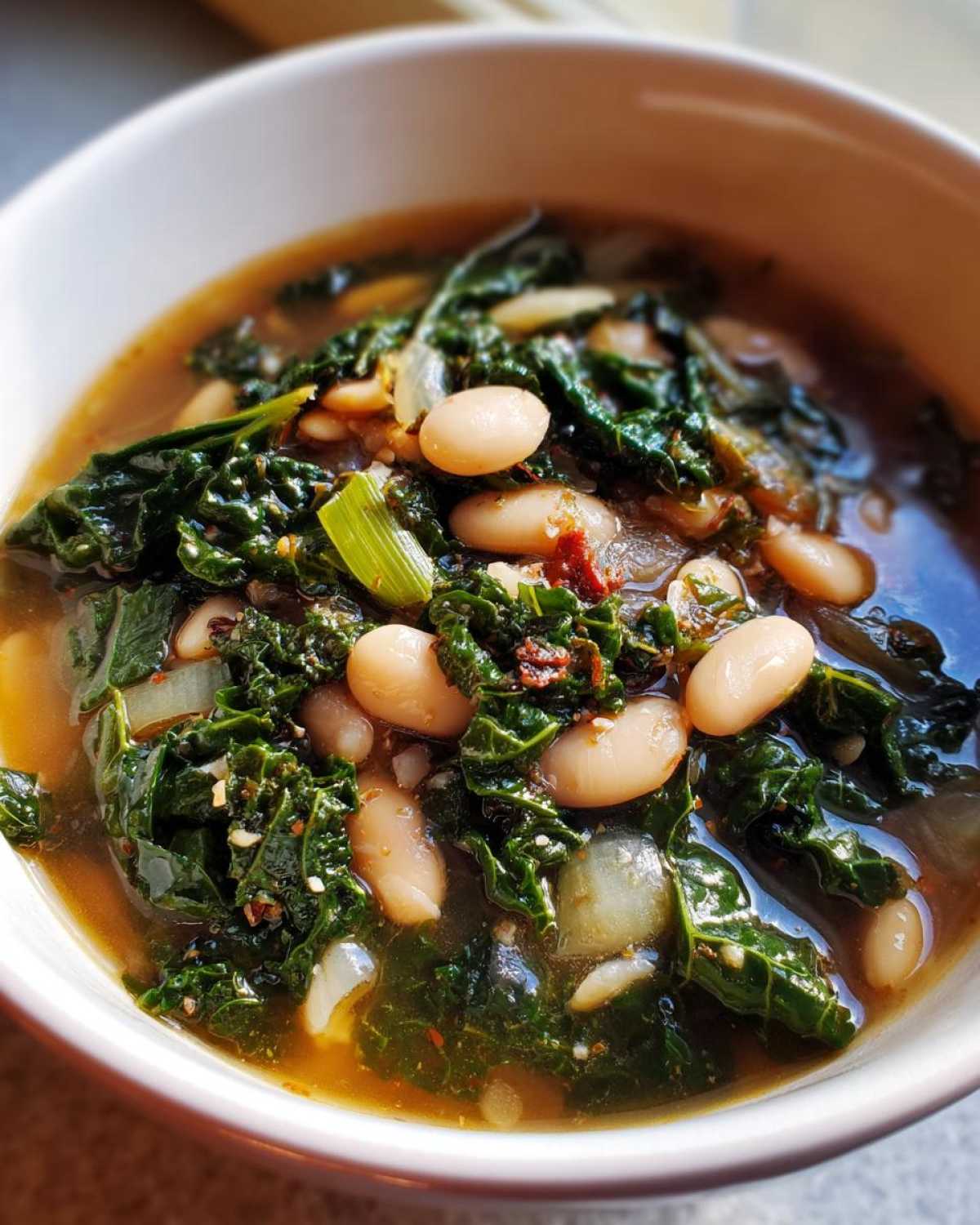 Hearty Tuscan Bean Soup - detail 3