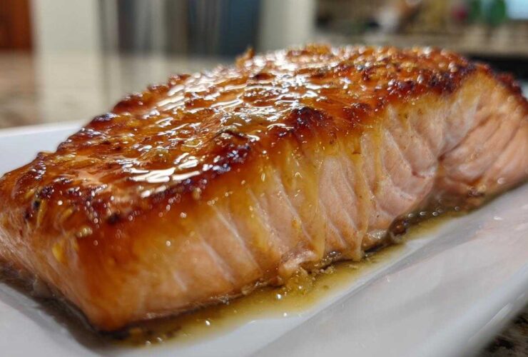 Honey Dijon Glazed Salmon