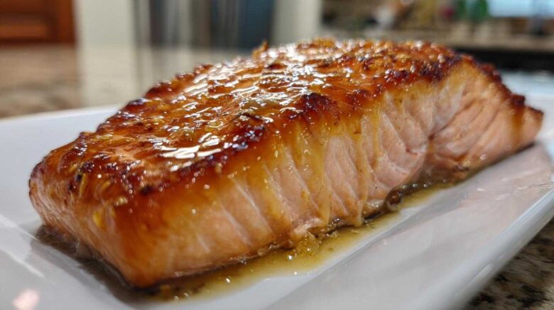 Honey Dijon Glazed Salmon