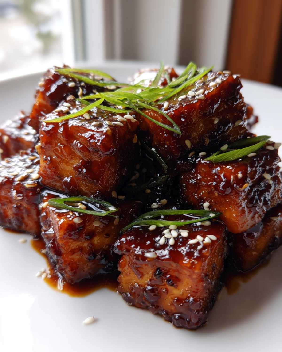 Honey Soy Glazed Tofu - detail 1