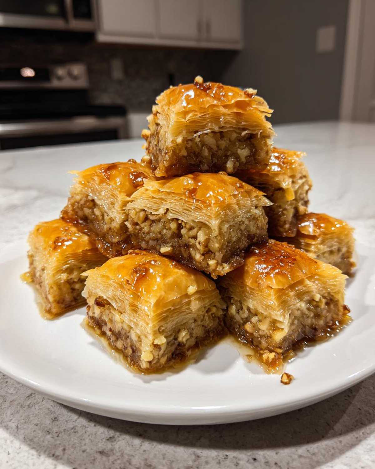 Honey Walnut Baklava Bites - detail 4