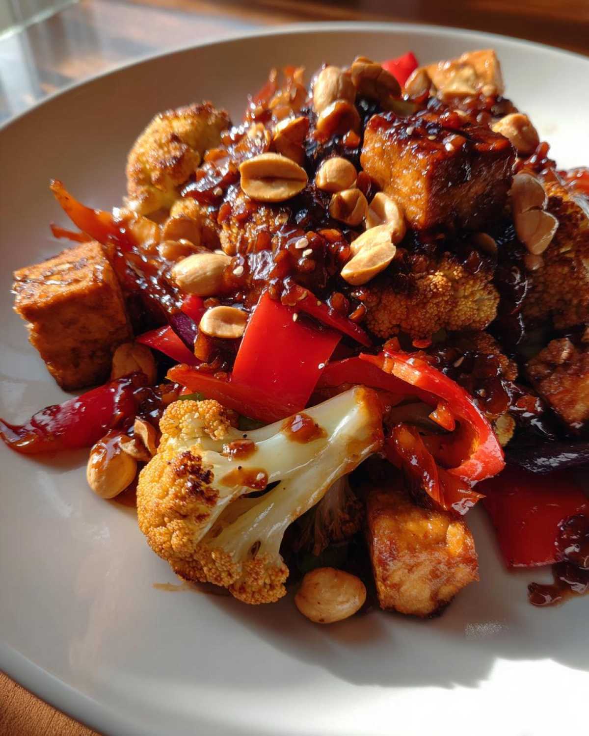 Kung Pao Cauliflower Stir Fry - detail 1