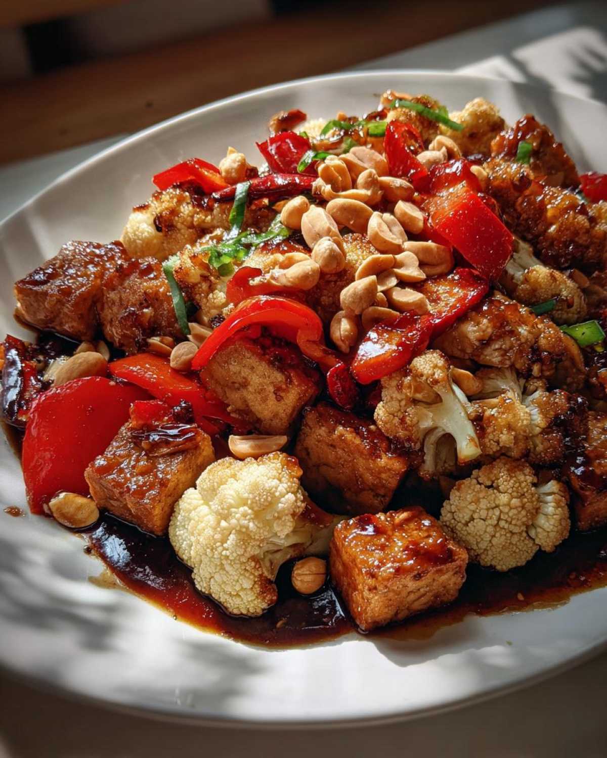 Kung Pao Cauliflower Stir Fry - detail 2