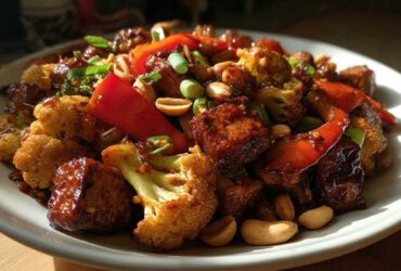 Kung Pao Cauliflower Stir Fry