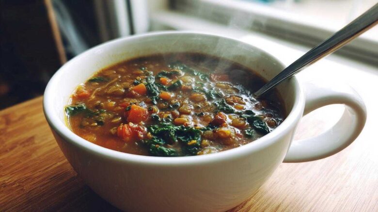 Lentil Kale Winter Soup
