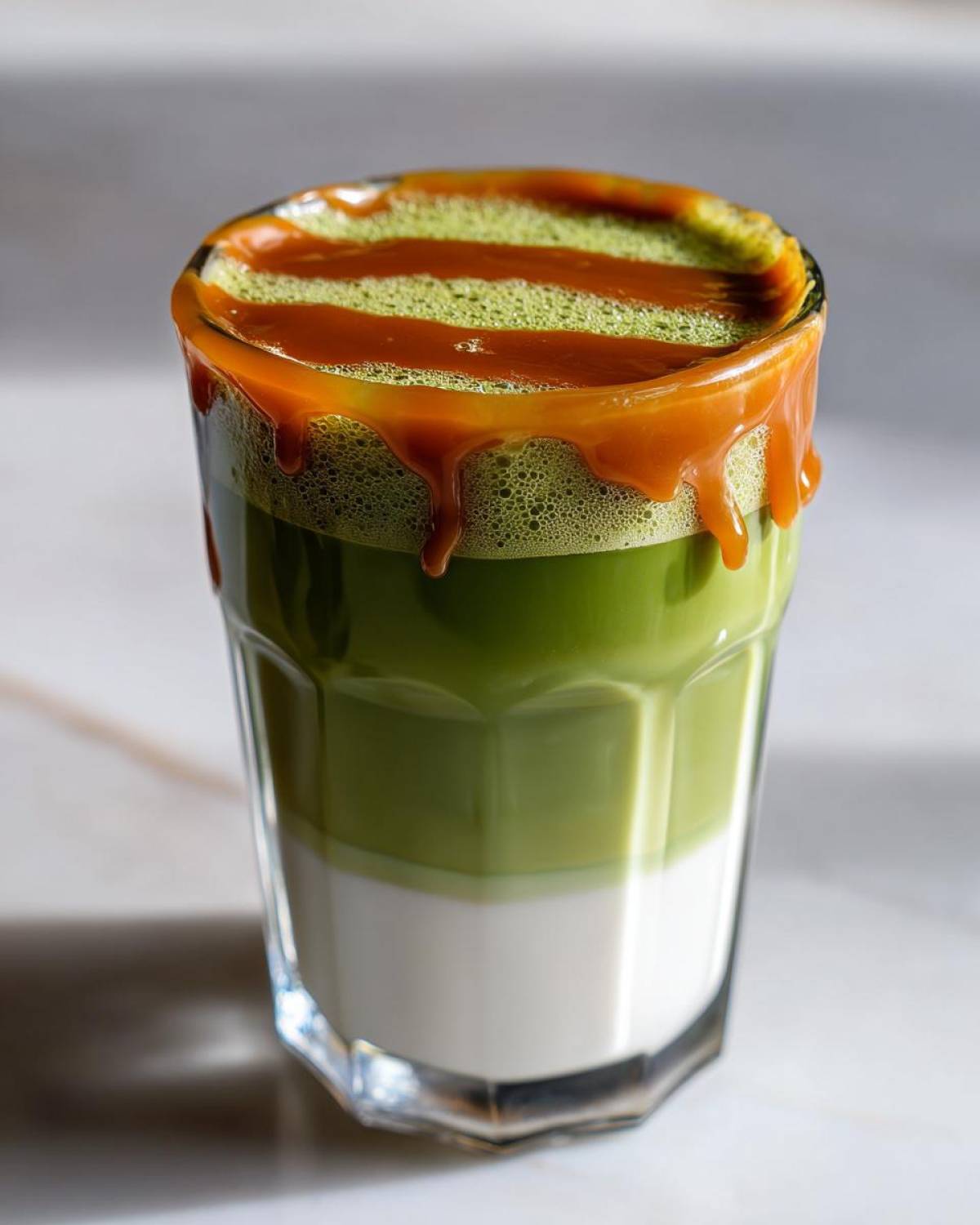 Maple Caramel Matcha Latte - detail 3