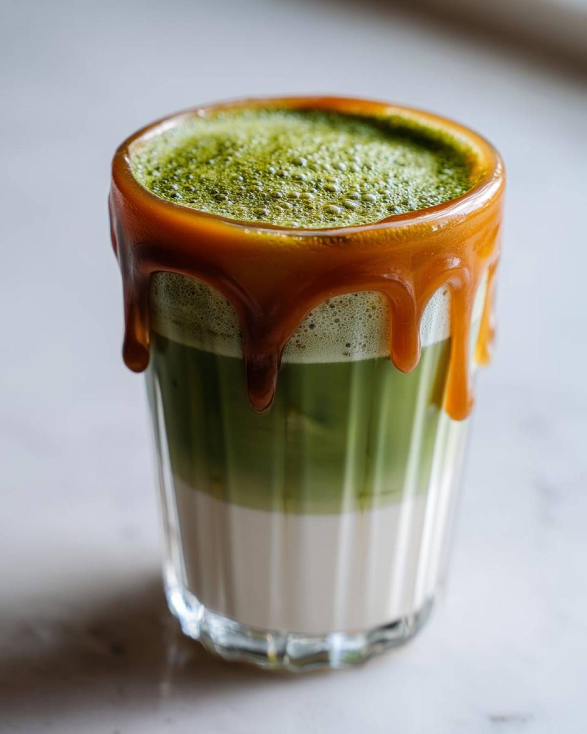 Maple Caramel Matcha Latte - detail 4