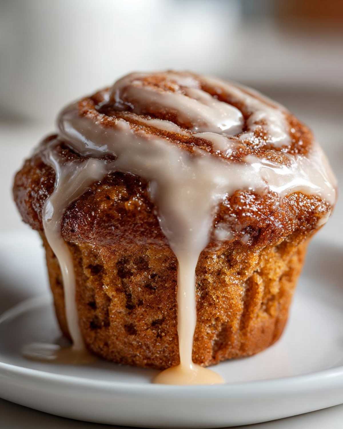 Maple Cinnamon Roll Cupcakes - detail 1